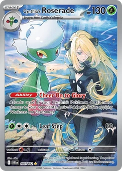 Cynthia's Roserade #184 from Destined Rivals