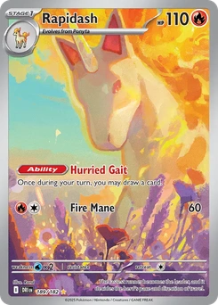 Rapidash #189 from Destined Rivals