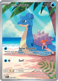 Misty's Lapras #194 from Destined Rivals