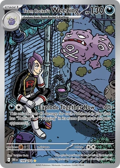 Team Rocket's Weezing #199 from Destined Rivals