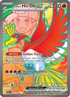Ethan's Ho-Oh ex #209 from Destined Rivals