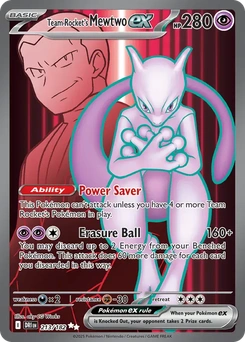 Team Rocket's Mewtwo ex #213 from Destined Rivals