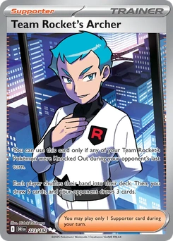 Team Rocket's Archer #223 from Destined Rivals