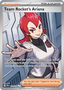 Team Rocket's Ariana #224 from Destined Rivals