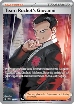 Team Rocket's Giovanni #225 from Destined Rivals
