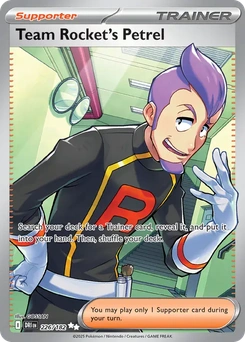 Team Rocket's Petrel #226 from Destined Rivals