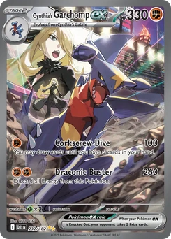 Cynthia's Garchomp ex #232 from Destined Rivals