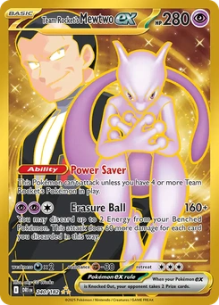 Team Rocket's Mewtwo ex #240 from Destined Rivals