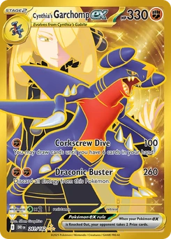 Cynthia's Garchomp ex #241 from Destined Rivals