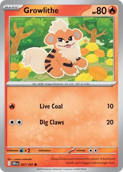 Growlithe #27 from Destined Rivals