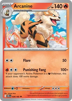 Arcanine #28 from Destined Rivals