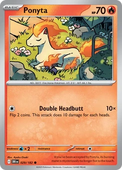 Ponyta #29 from Destined Rivals