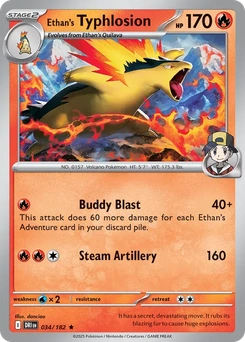 Ethan's Typhlosion #34 from Destined Rivals