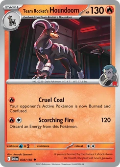 Team Rocket's Houndoom #38 from Destined Rivals