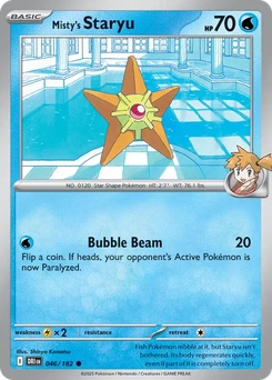 Misty's Staryu #46 from Destined Rivals