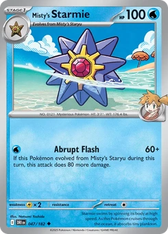 Misty's Starmie #47 from Destined Rivals