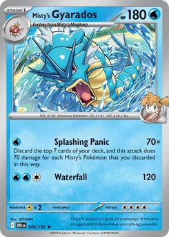 Misty's Gyarados #49 from Destined Rivals