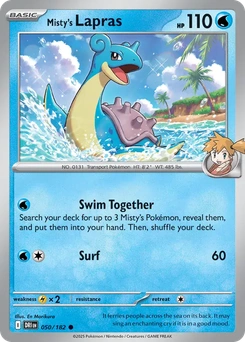Misty's Lapras #50 from Destined Rivals