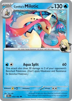 Cynthia's Milotic #53 from Destined Rivals