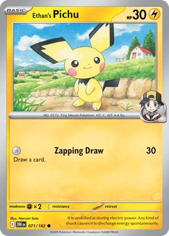Ethan's Pichu #71 from Destined Rivals