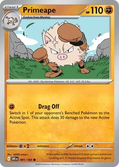 Primeape #91 from Destined Rivals