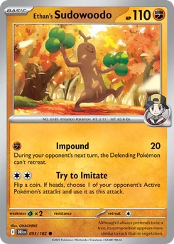 Ethan's Sudowoodo #93 from Destined Rivals