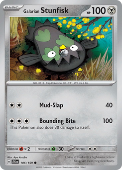 Galarian Stunfisk #106 from Journey Together