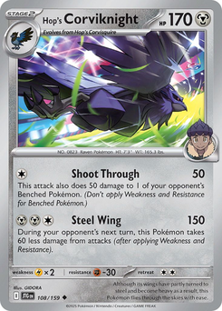 Hop's Corviknight #108 from Journey Together