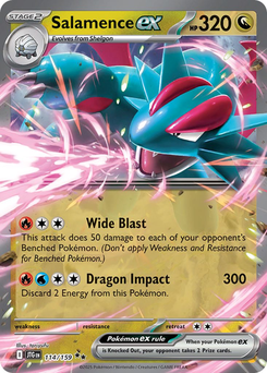 Salamence ex #114 from Journey Together