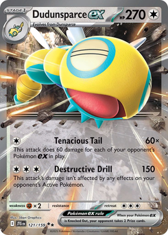 Dudunsparce ex #121 from Journey Together