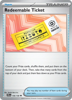 Redeemable Ticket #156 from Journey Together