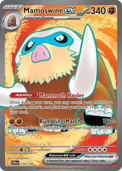 Mamoswine ex #174 from Journey Together
