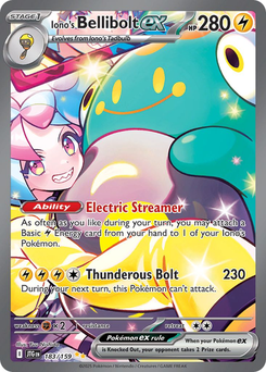 Iono's Bellibolt ex #183 from Journey Together