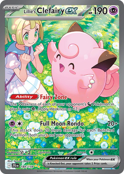 Lillie's Clefairy ex #184 from Journey Together