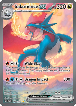 Salamence ex #187 from Journey Together