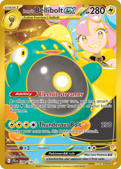Iono's Bellibolt ex #188 from Journey Together