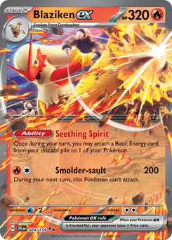 Blaziken ex #24 from Journey Together
