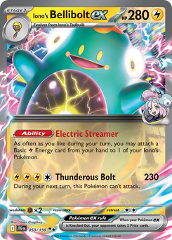 Iono's Bellibolt ex #53 from Journey Together