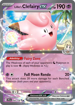 Lillie's Clefairy ex #56 from Journey Together