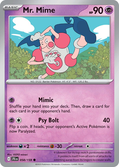 Mr. Mime #58 from Journey Together