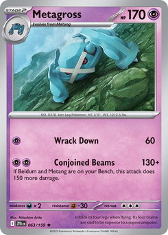 Metagross #63 from Journey Together