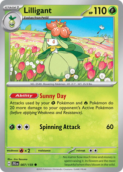 Lilligant #7 from Journey Together