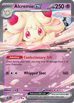 Alcremie ex #75 from Journey Together