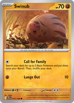 Swinub #77 from Journey Together