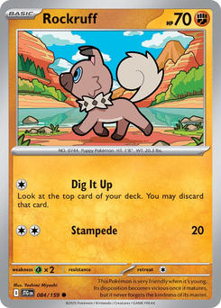 Rockruff #84 from Journey Together