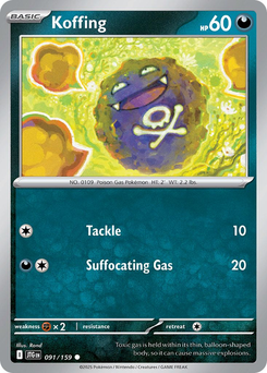 Koffing #91 from Journey Together