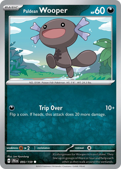Paldean Wooper #93 from Journey Together