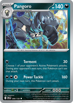 Pangoro #99 from Journey Together
