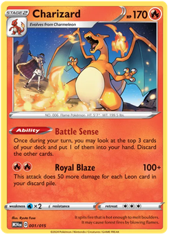 Charizard #1 from McDonald's Dragon Discovery