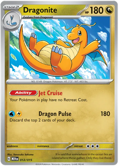 Dragonite #12 from McDonald's Dragon Discovery